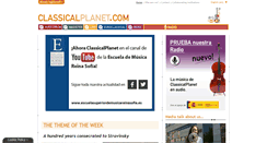Desktop Screenshot of classicalplanet.com